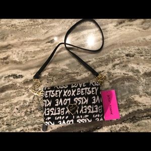 Betsey Johnson Logo XOX Crossbody Bag